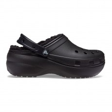 Crocs Ciabatte Classic Platform Lined Clog W Nero